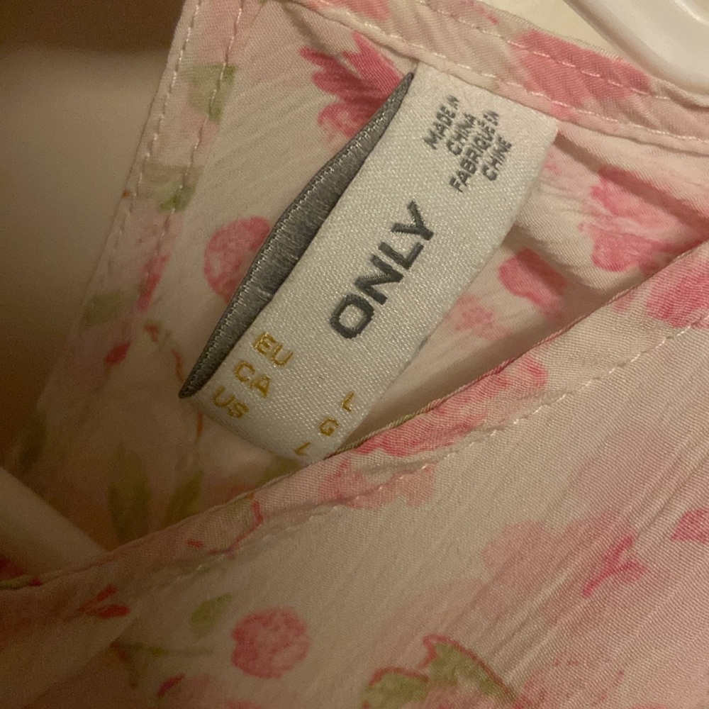 ONLY Mira Floral Tie-Back Midi Babydoll Dress - Picture 9 of 15